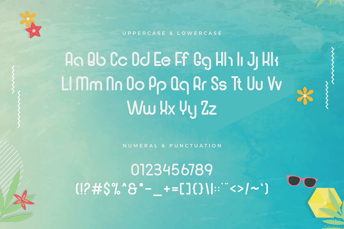 Cocktail Summer – Modern Summer Font, a Sans Serif Font by overlaytemplates (Photo 4 of 5)