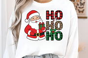 Santa Claus Ho Ho Ho Sublimation PNG, an Illustration by Craft Nest (Thumbnail 5 of 6)