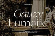 Gauzy Lumatic - Elegant Serif, a Serif Font by Marvadesign (Thumbnail 1 of 7)