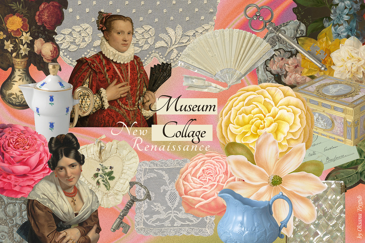 Vintage Museum Collage Elements Pack, an Object Graphic by Oksana Trygub (Photo 1 of 29)