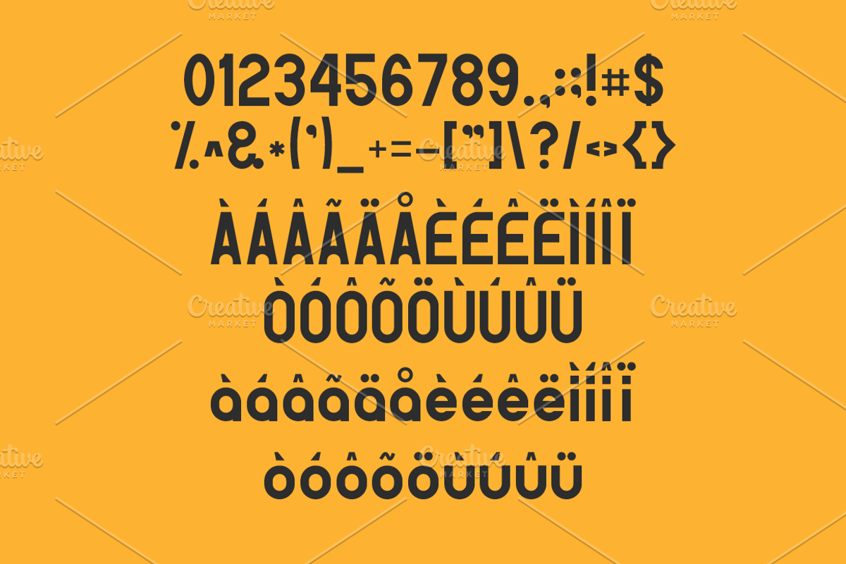 Obade Logo Font, a Sans Serif Font by Artiveko (Photo 4 of 7)