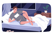 People have leg cramp at night set, a Healthcare Illustration by Good Studio (Thumbnail 2 of 4)