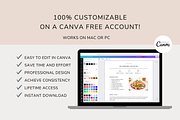 Cookbook Template CANVA, a Templates & Theme by OrganizationOasisRo (Thumbnail 5 of 10)
