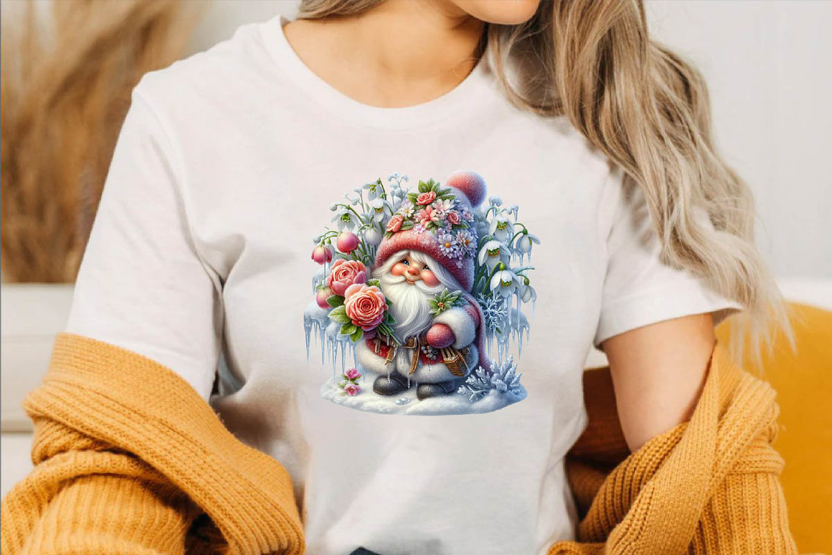 Flower Girl Gnomes Sublimation Clipa, an Illustration by SVGArt (Photo 3 of 8)