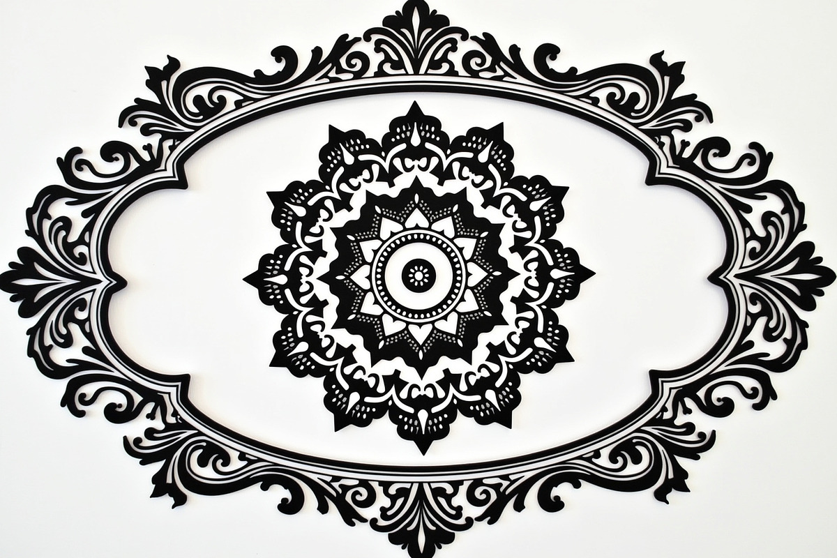 Vintage Floral Laser Cut Ornamental, an Object Illustration by Designs_River (Photo 6 of 10)