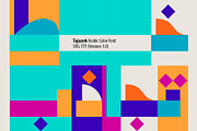 Tajazob - Arabic Color Font, a Script Font by Mostafa El Abasiry (Thumbnail 1 of 19)