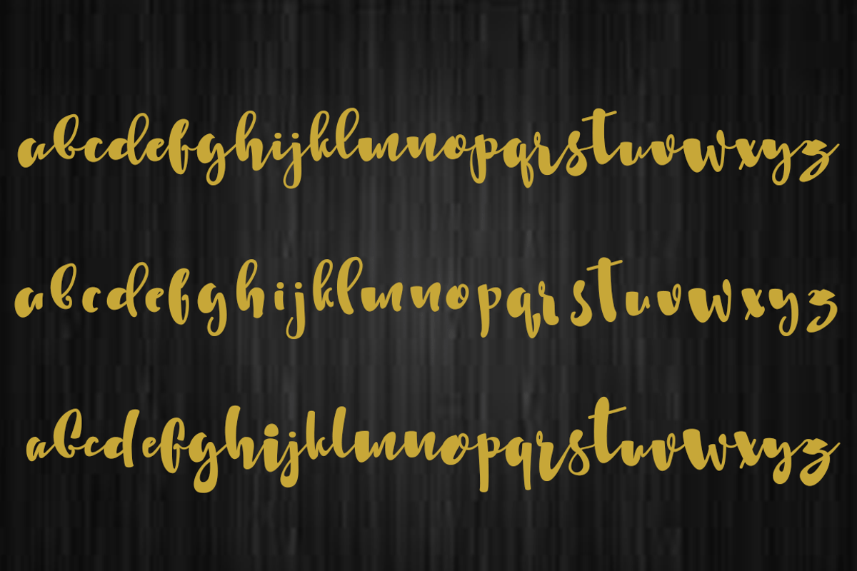 Violette, a Script Font by Letter-P (Photo 9 of 10)