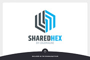 Shared Hex Logo Template, a Branding & Logo Template by LOGOMAGINE (Thumbnail 6 of 16)