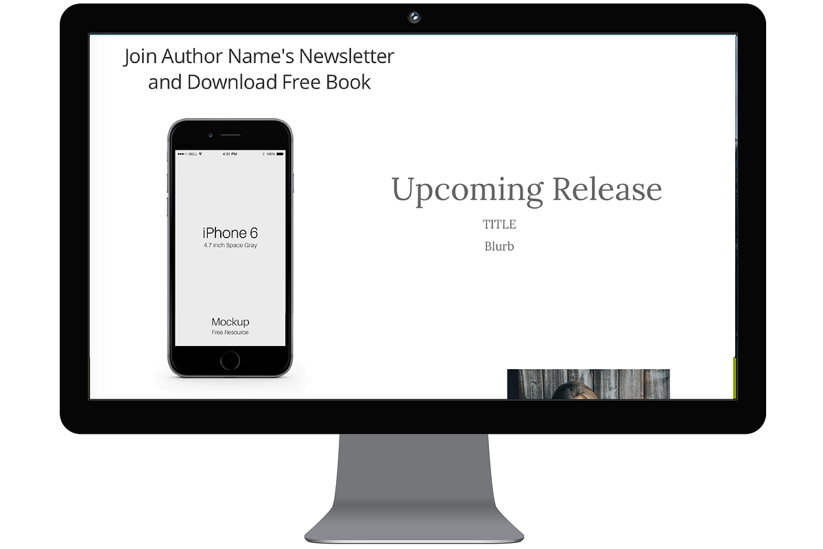 White Floral: Divi Site for Authors, a WordPress Template by Branding with Intent (Photo 2 of 6)