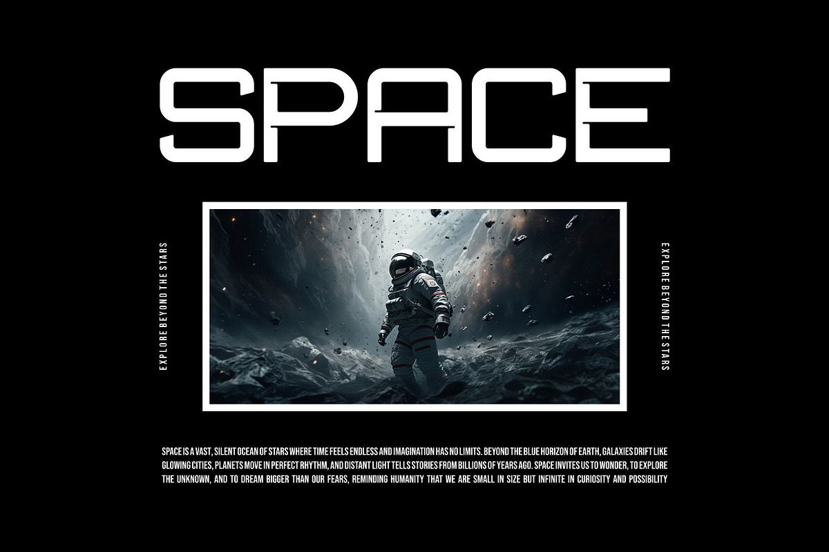 Nofraz || Futuristic Sans Serif Font, a Sans Serif Font by Ermedia Studio (Photo 8 of 10)