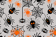 Halloween Cute Spiders Seamless, a Pattern Graphic by Sharon Schwalbe (Thumbnail 1 of 4)
