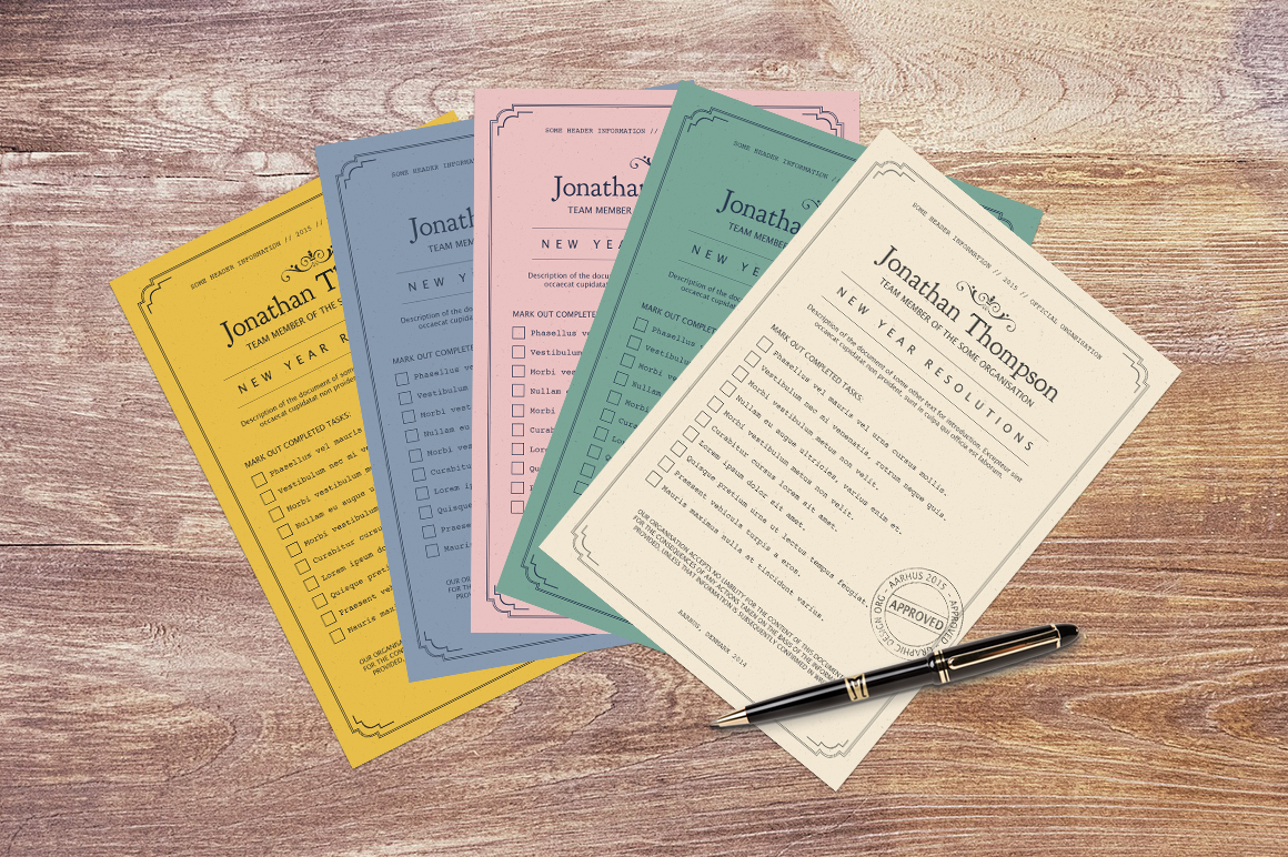 Old important document, a Stationery Template by Edgaras Designs