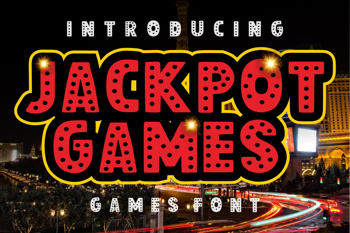 Jackpot Games - Dot Font, a Handwritten Font by Fourteen Letter (Photo 5 of 8)