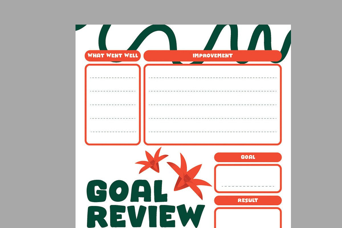 New Year Resolution Planner, a Stationery Template by Neermana (Photo 2 of 4)