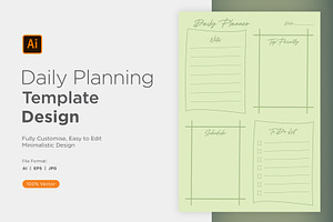 Daily Planner Sheet Design -16