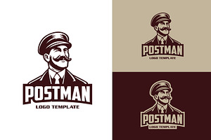 Postman Logo Template, a Branding & Logo Template by funpixel