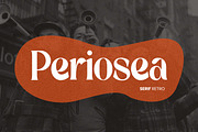 Periosea Serif Retro Font, a Serif Font by UICreative (Thumbnail 1 of 13)