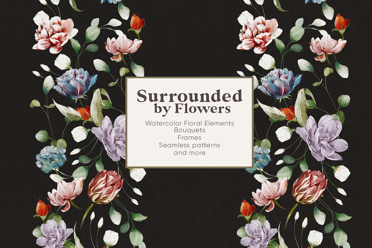 Watercolor Flower Collection, a Decorative Illustration by Damian Roh (Photo 3 of 19)
