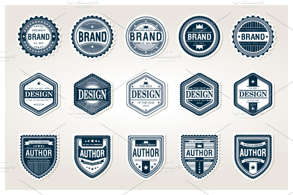 Awesome Badges Template preview 2