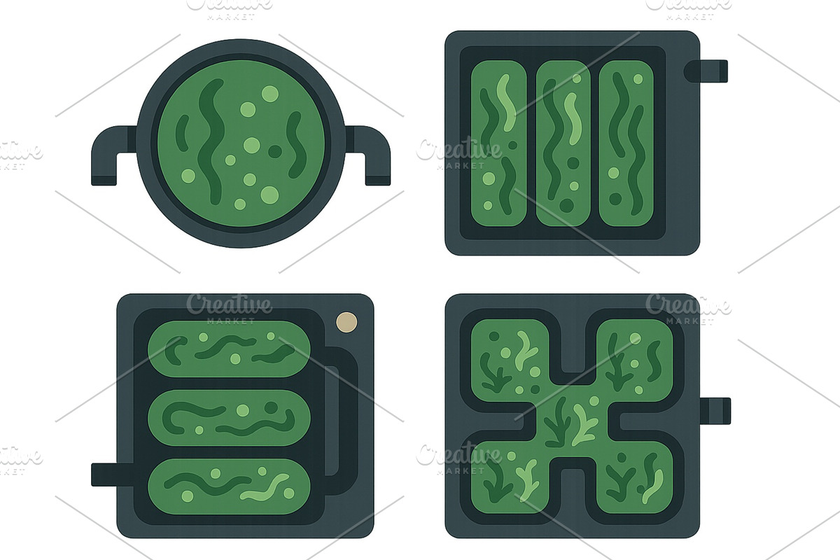 Cooking green vegetable dishes in, a Food Illustration by ZinetroN