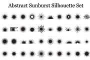 Abstract Sunburst Silhouette Set, a Graphic by hafijul (Thumbnail 1 of 11)