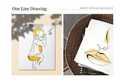One Line Drawing Minimal Art, a Person Illustration by Dasha_D (Thumbnail 2 of 5)