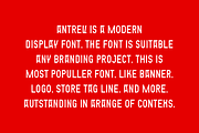 Antrev - Modern Sans Font, a Sans Serif Font by QR Design Studio (Thumbnail 5 of 7)