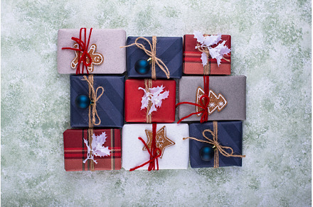 Christmas or New Year gift box, a Holiday Photo by Yulia Furman