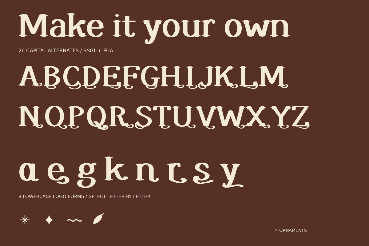 Brindle Hour — Warm Retro Serif, a Serif Font by Colorsfav (Photo 6 of 11)