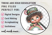 Quirky St Patrick Peeking Leprechaun, an Illustration by RobertsArt (Thumbnail 2 of 6)