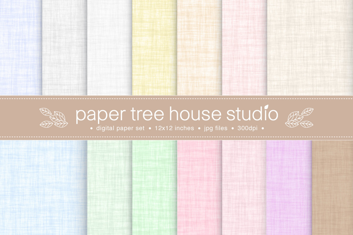 Natural Linen Backgrounds / Textures