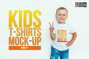 Kids T-Shirt Mock-Up Vol 4, a Shirt Mockup by Freeman Studio (Thumbnail 1 of 14)