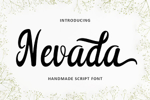 Nevada – Handmade Script Font