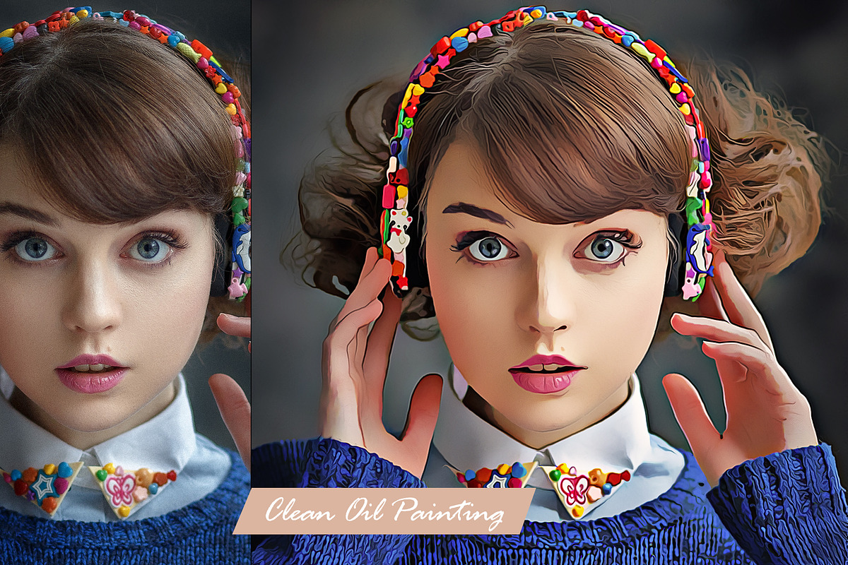 Clean Oil Painting Action, an Action Add-On by PSD Action (Photo 1 of 5)