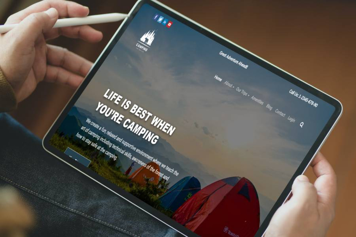 Camping Responsive WordPress Theme preview 4