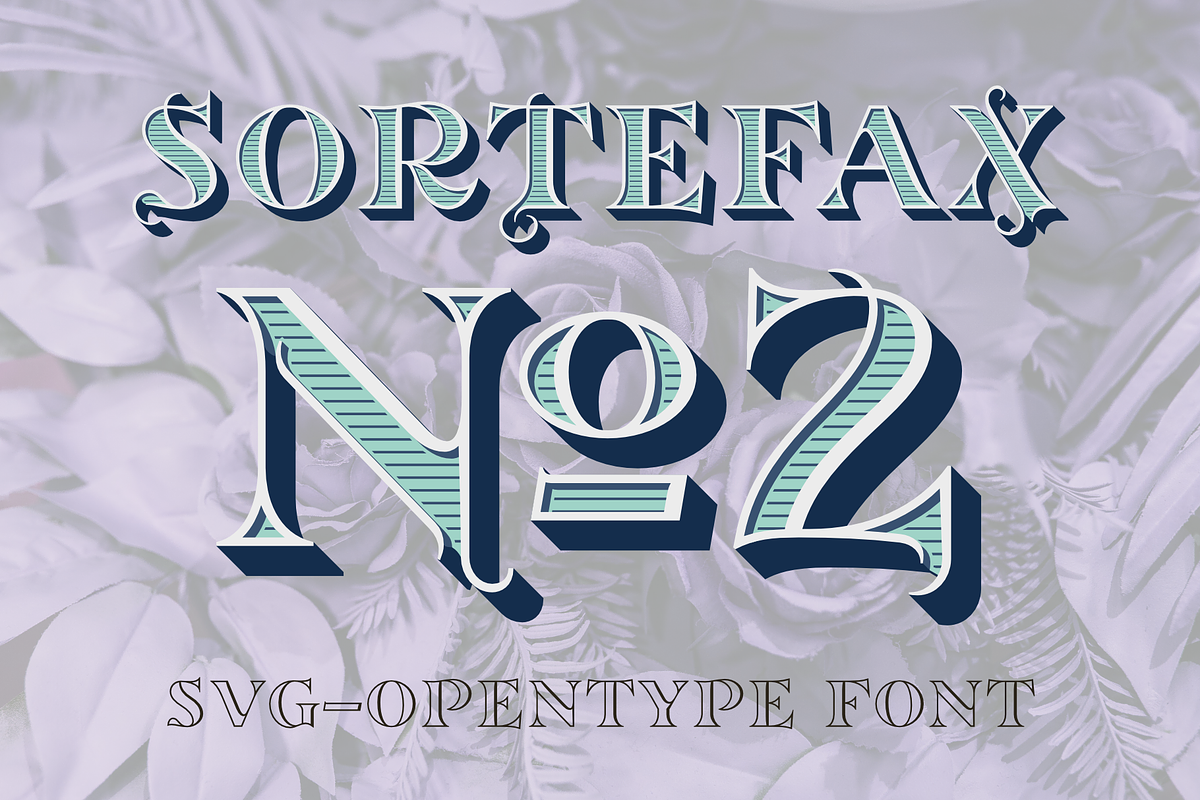Sortefax No2 - SVG color font