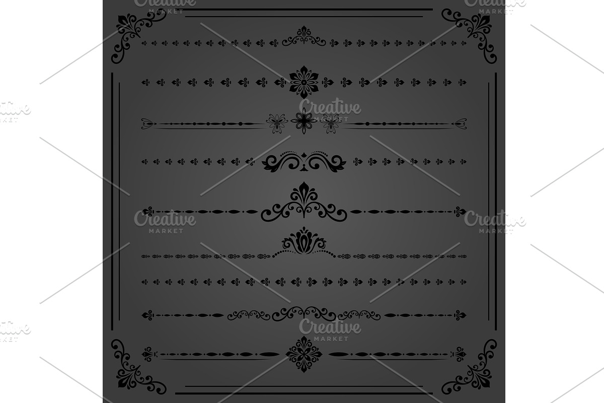 Set of Horizontal Patterns, an Illustration by FineArtStudio (Photo 1 of 3)