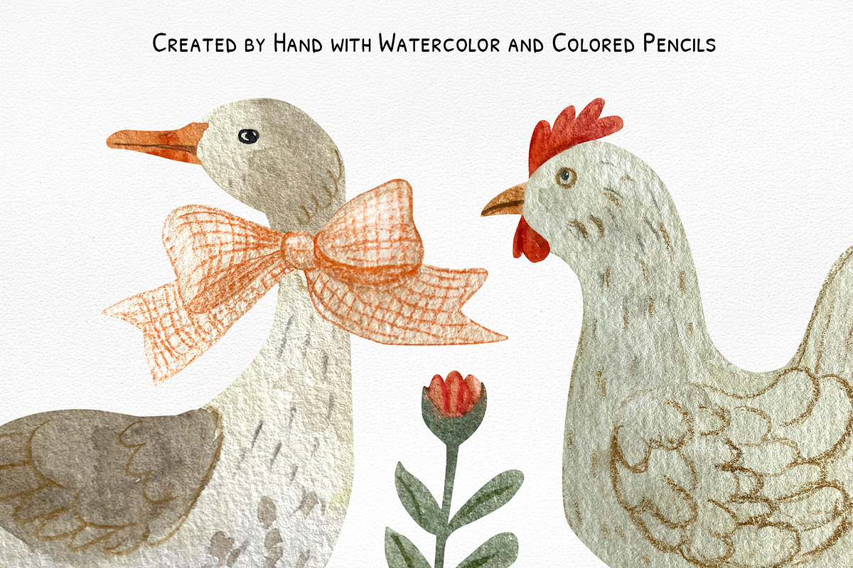 Country Cottage Charm Watercolor, a Decorative Illustration by Anna Druzhkova (Photo 2 of 32)