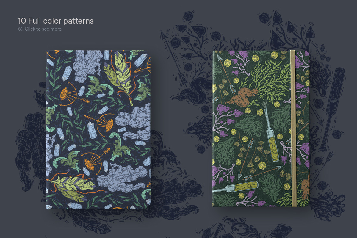 The Alchemical Mystery collection, a Pattern Graphic by Piñata (Photo 2 of 15)