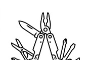 44 Everyday Utility Icon Set, an Outline Icon by adenpinkstore (Thumbnail 6 of 20)