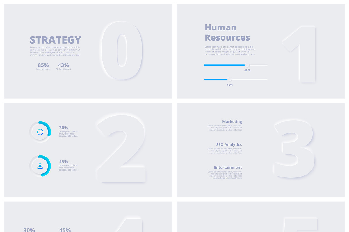 Neumorphic PowePoint Presentation, a Presentation Template by Abert (Photo 11 of 22)