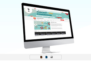 Podcast YouTube Cover Template, a Social Media Template by Artnivora.Std