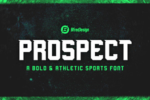 PROSPECT – Bold Sports Display Font