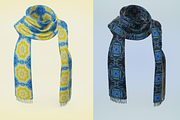 Starry Night Inspired Tile Patterns, a Pattern Graphic by The WYLD Tribe (Thumbnail 7 of 10)