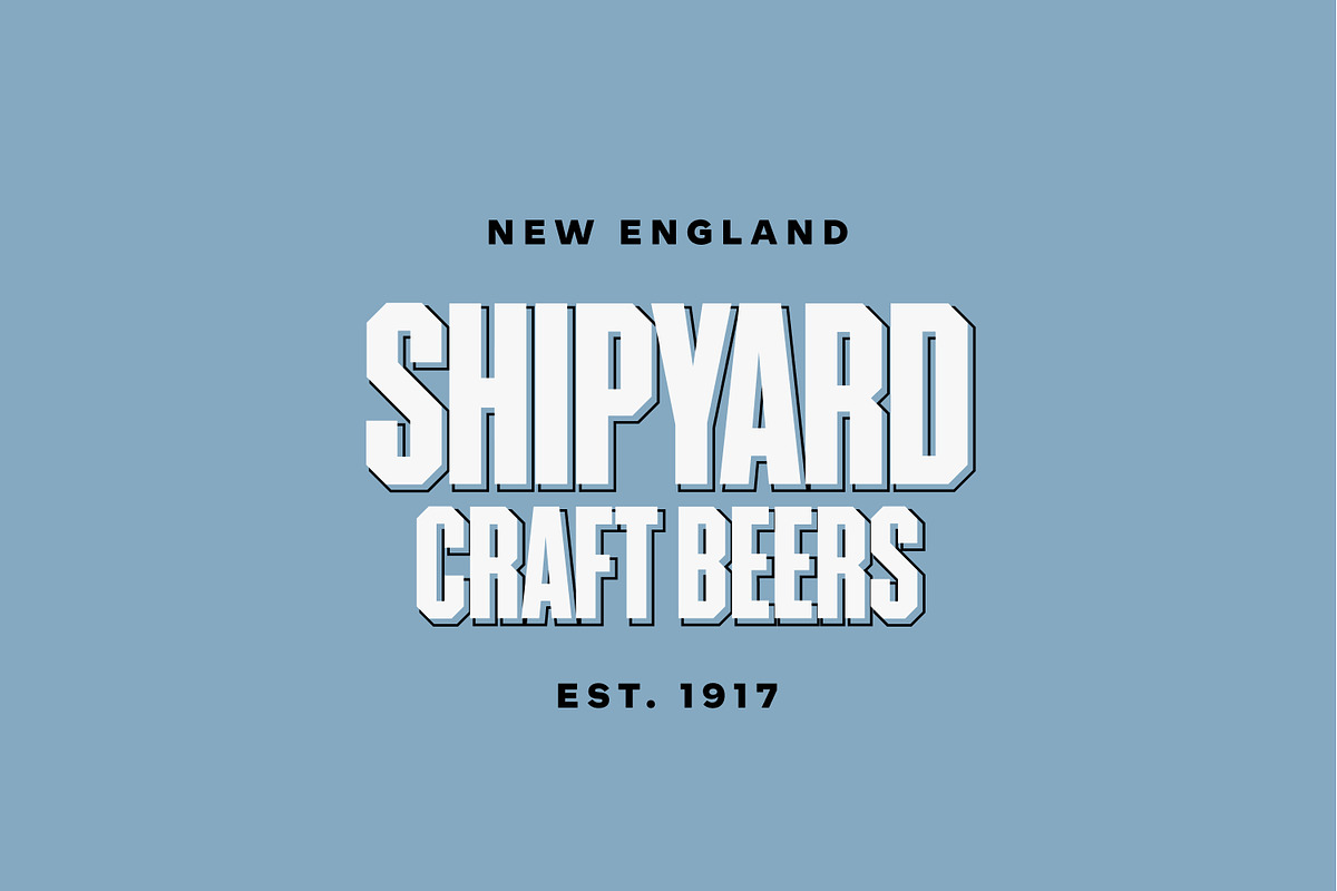 Brewton — Vintage Sans Display Font, a Sans Serif Font by Inlay Studio (Photo 5 of 8)