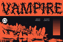 CS Vampire – Black Metal Font