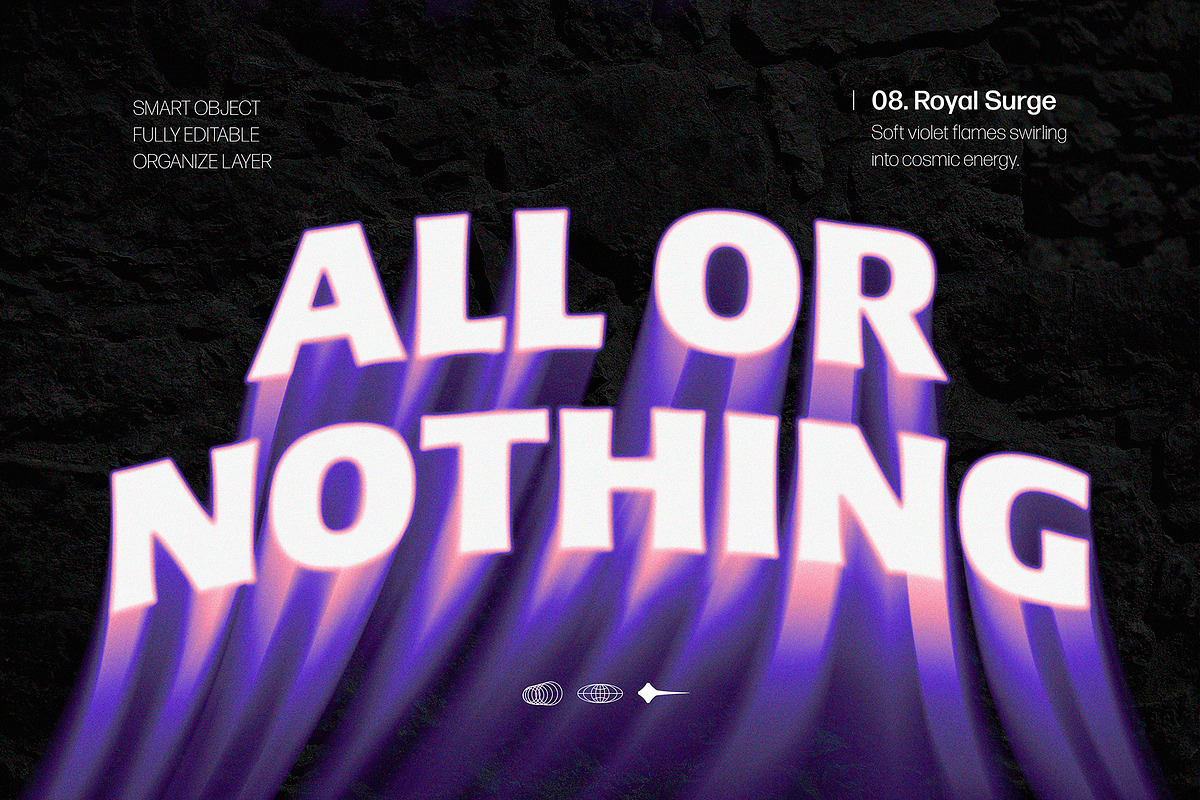 Melthing Text Effect, a Layer Style Add-On by Milka (Photo 7 of 9)