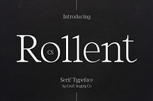 CS Rollent – Classic Serif Font