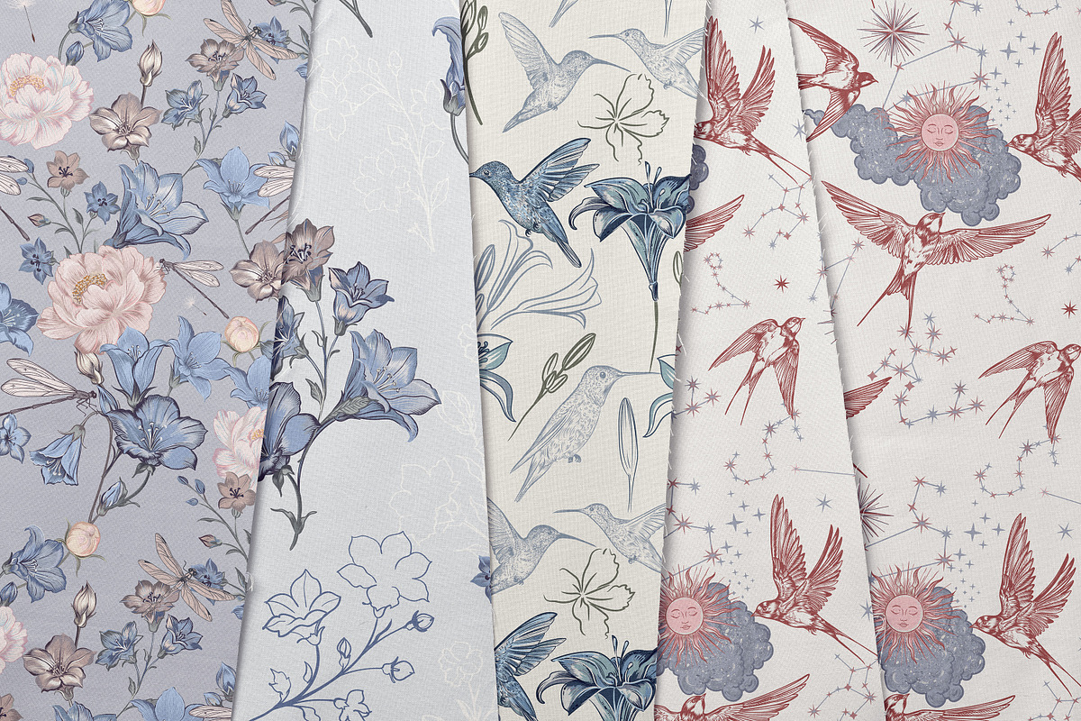 Floral Patterns & Vector Elements, a Decorative Illustration by FleurArt (Photo 2 of 6)