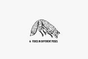 Big set bundle. Animals fox, wolf, an Animal Illustration by Arthur Balitskiy (Thumbnail 6 of 9)